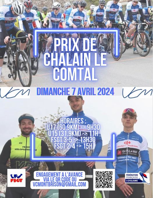 Prix de Chalain le Comtal FSGT et FFC U17 U15