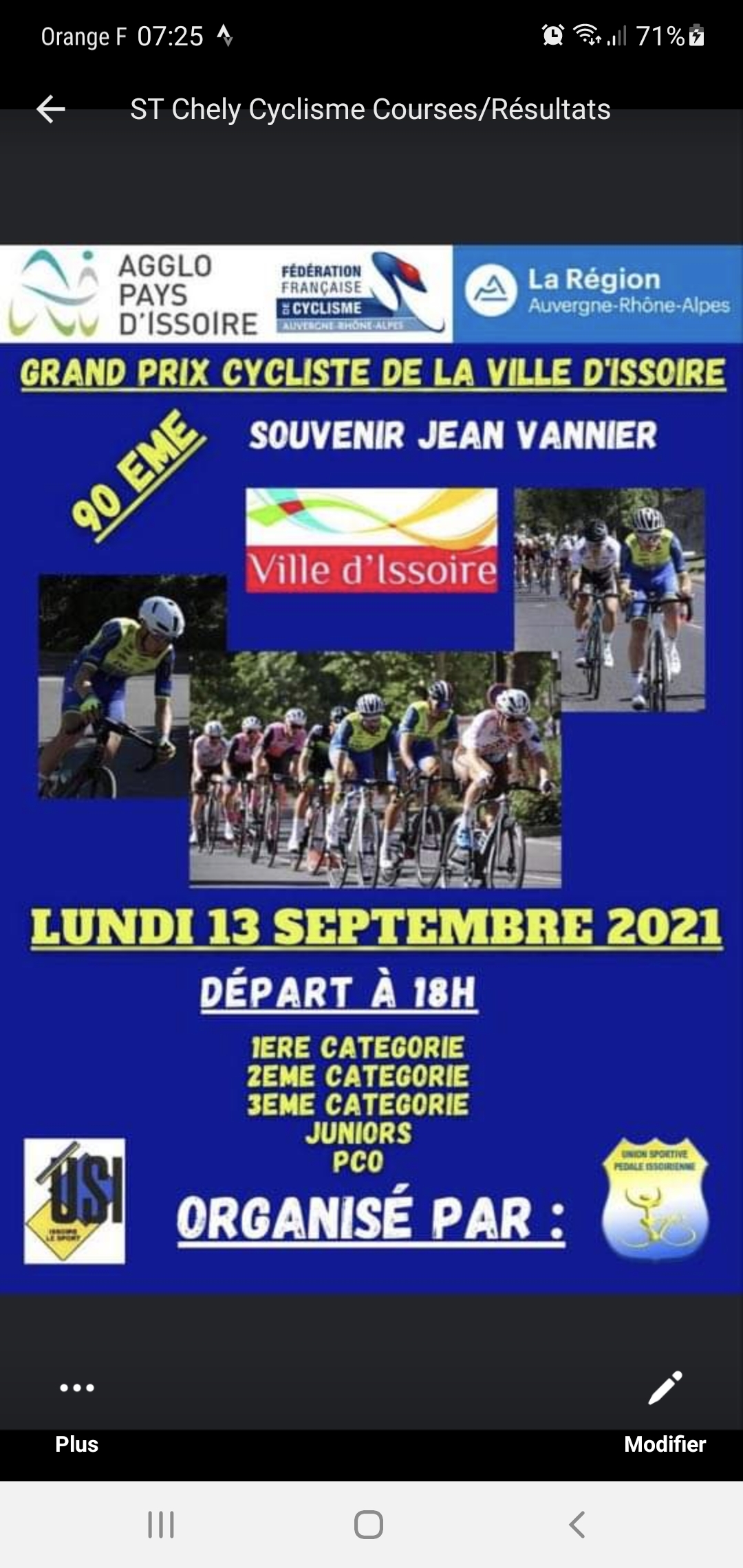 Grand prix cycliste de la ville d issoire