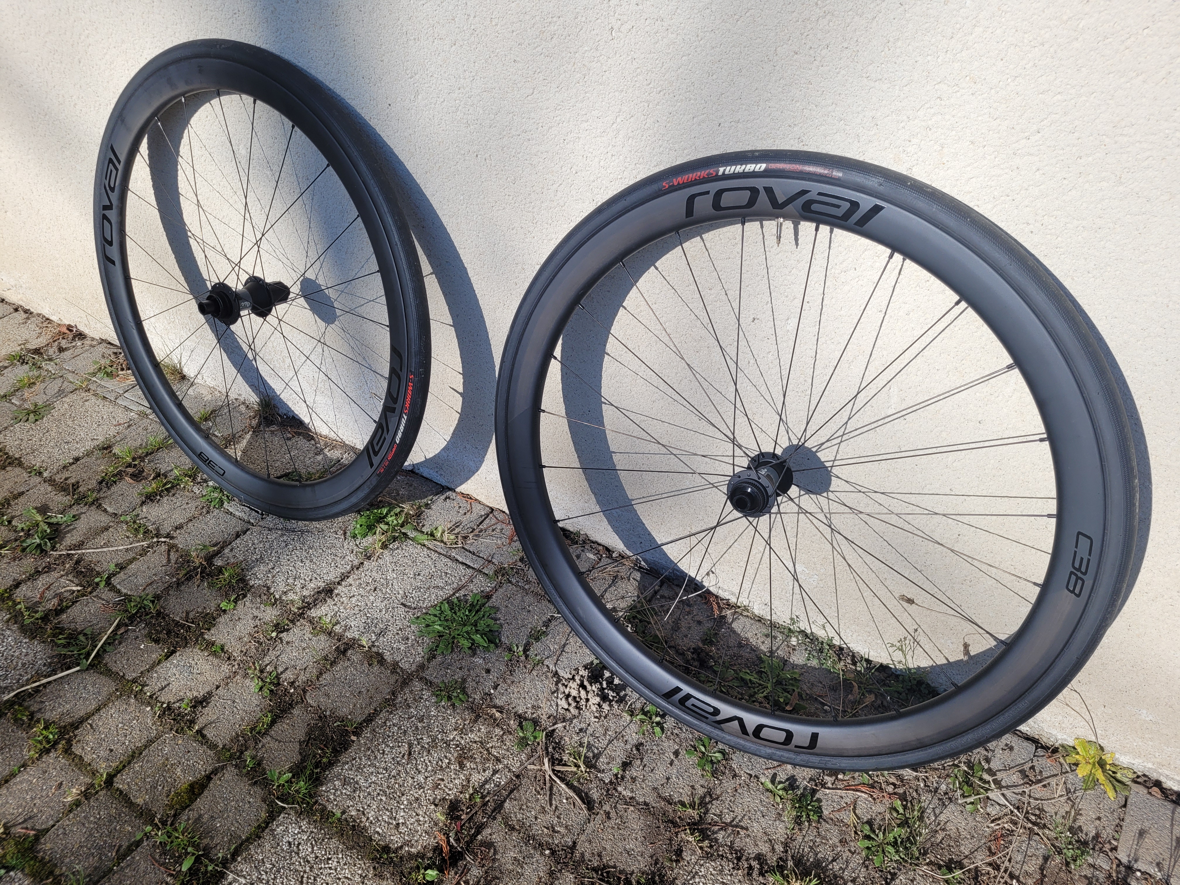 Jantes Roval rapid C38 + pneus