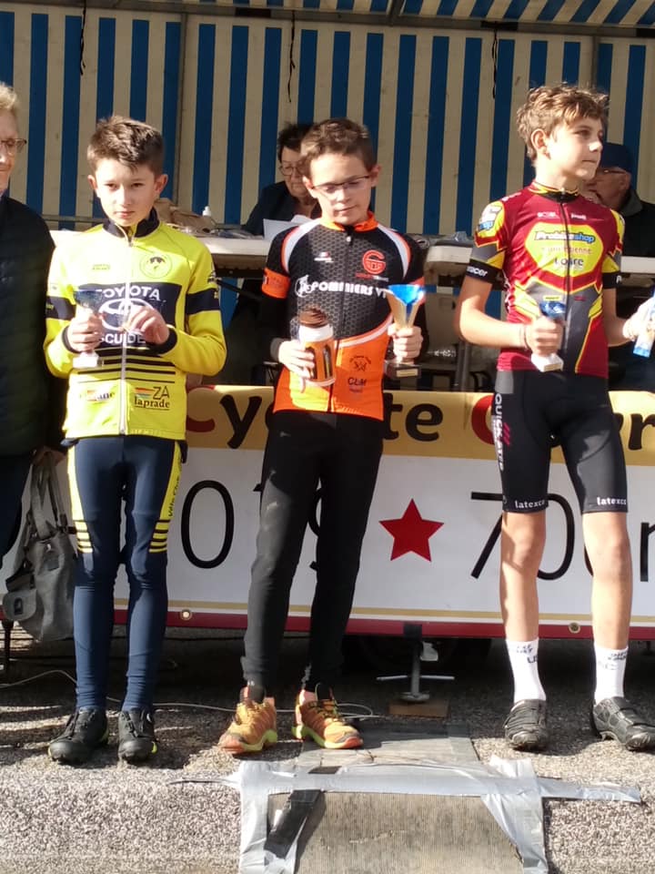 L'école de vélo du Vélo Club du Velay se distingue au cyclo-cross de Firminy Vert