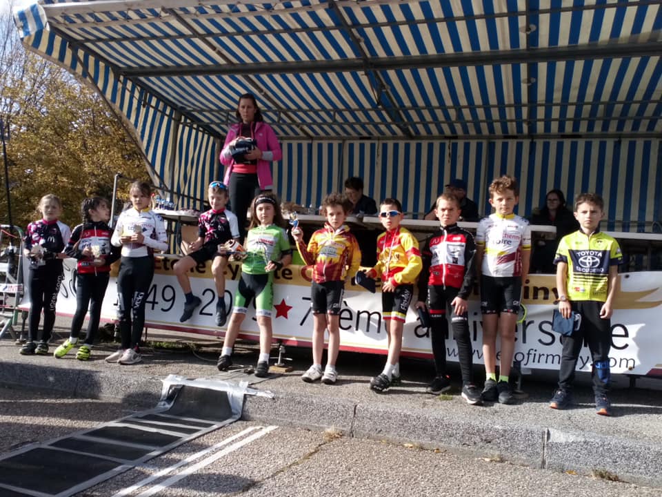 L'école de vélo du Vélo Club du Velay se distingue au cyclo-cross de Firminy Vert
