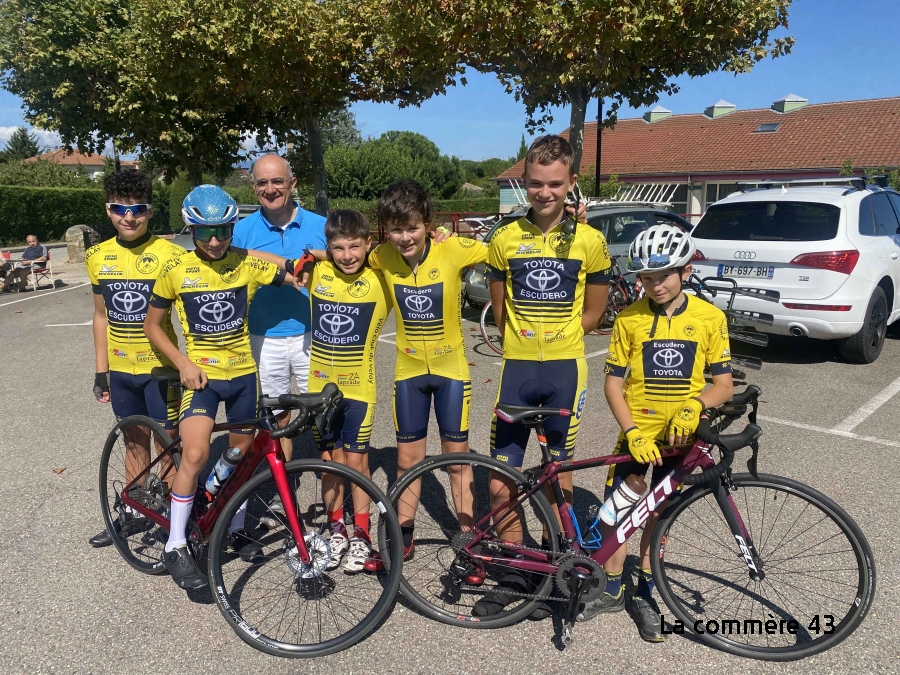 L'école de route du Vélo Club du Velay se distingue au grand prix d'Ardoix