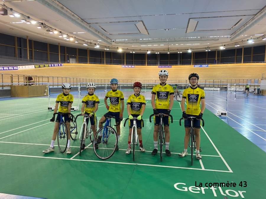 Stage de piste au vélodrome du CREPS de Bourges