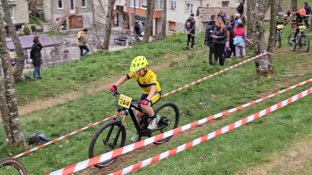 Antoine avant la crevaison...