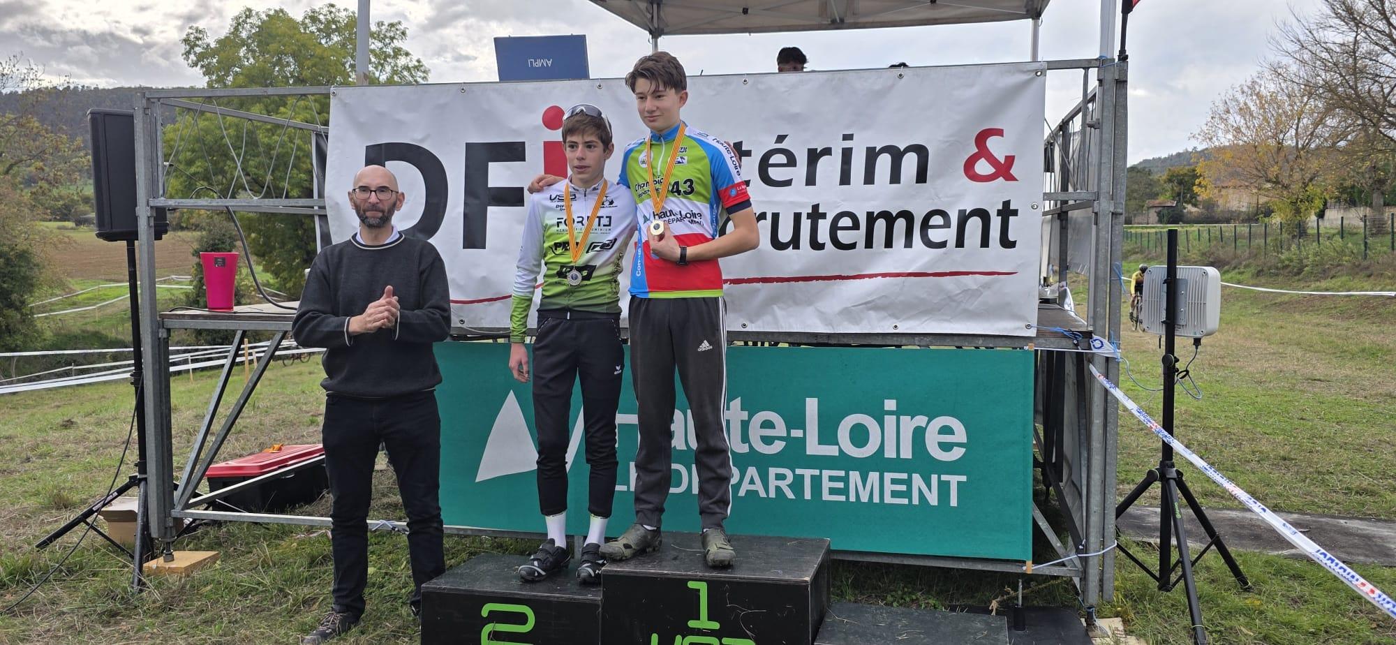 Cyclo-cross : Cascade de victoires et de titres départementaux pour le Vélo Club du Velay