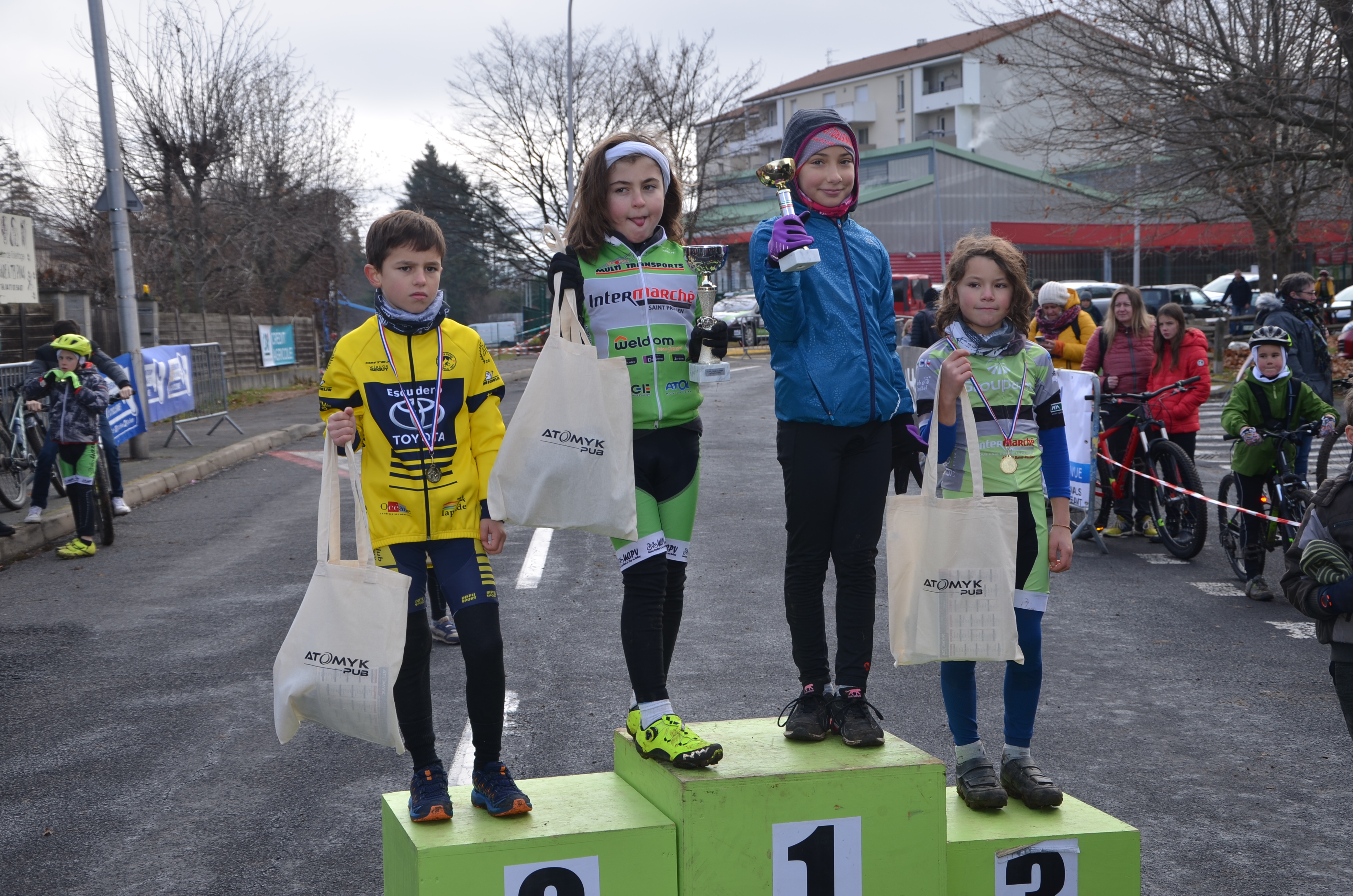 Cyclisme: Le Vélo Club du Velay fait très bonne figure au cyclo-cross des Rives de la Loire