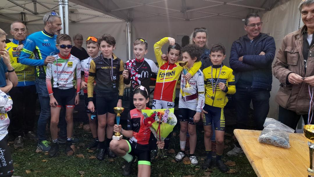 Podium U13 (benjamins)