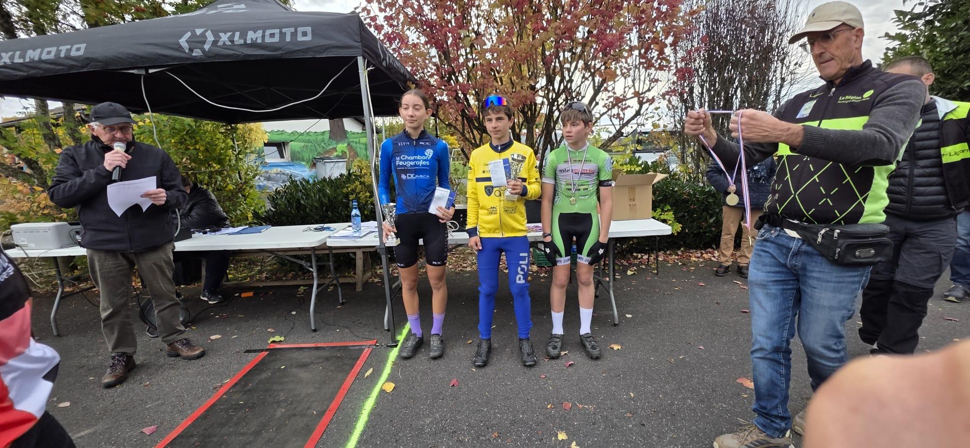 Elio vainqueur en U15