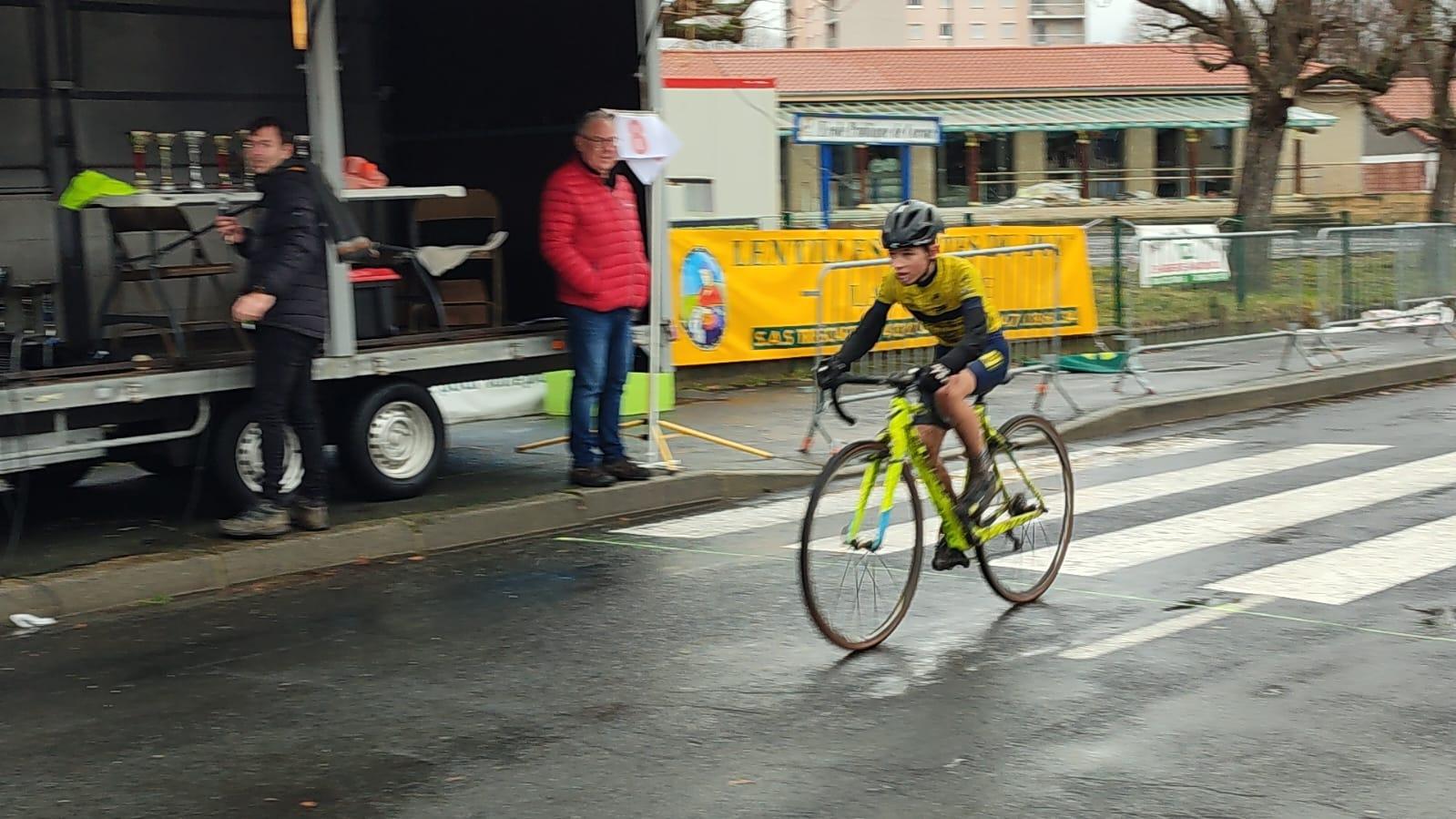 Elio à l'arrivée