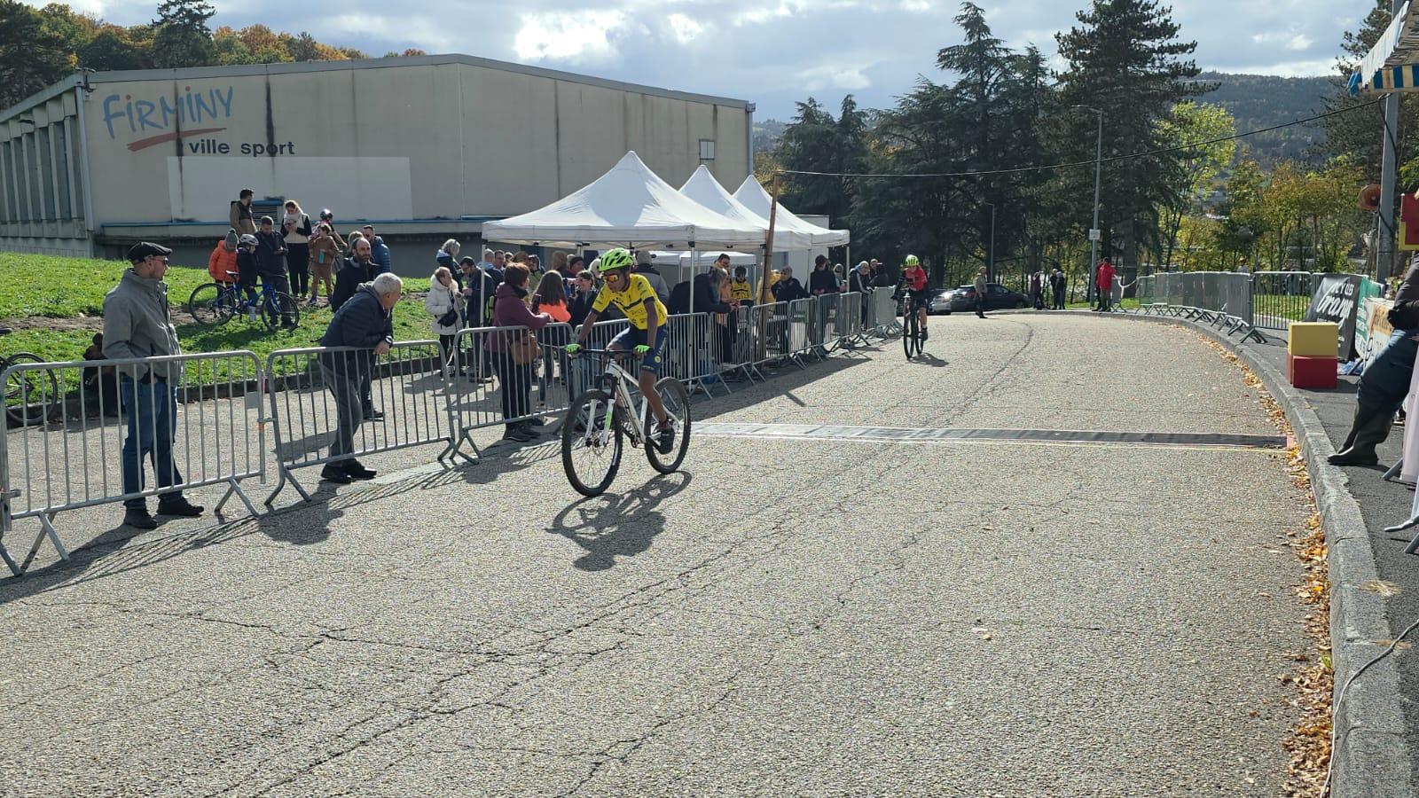 Enzo au passage de la ligne