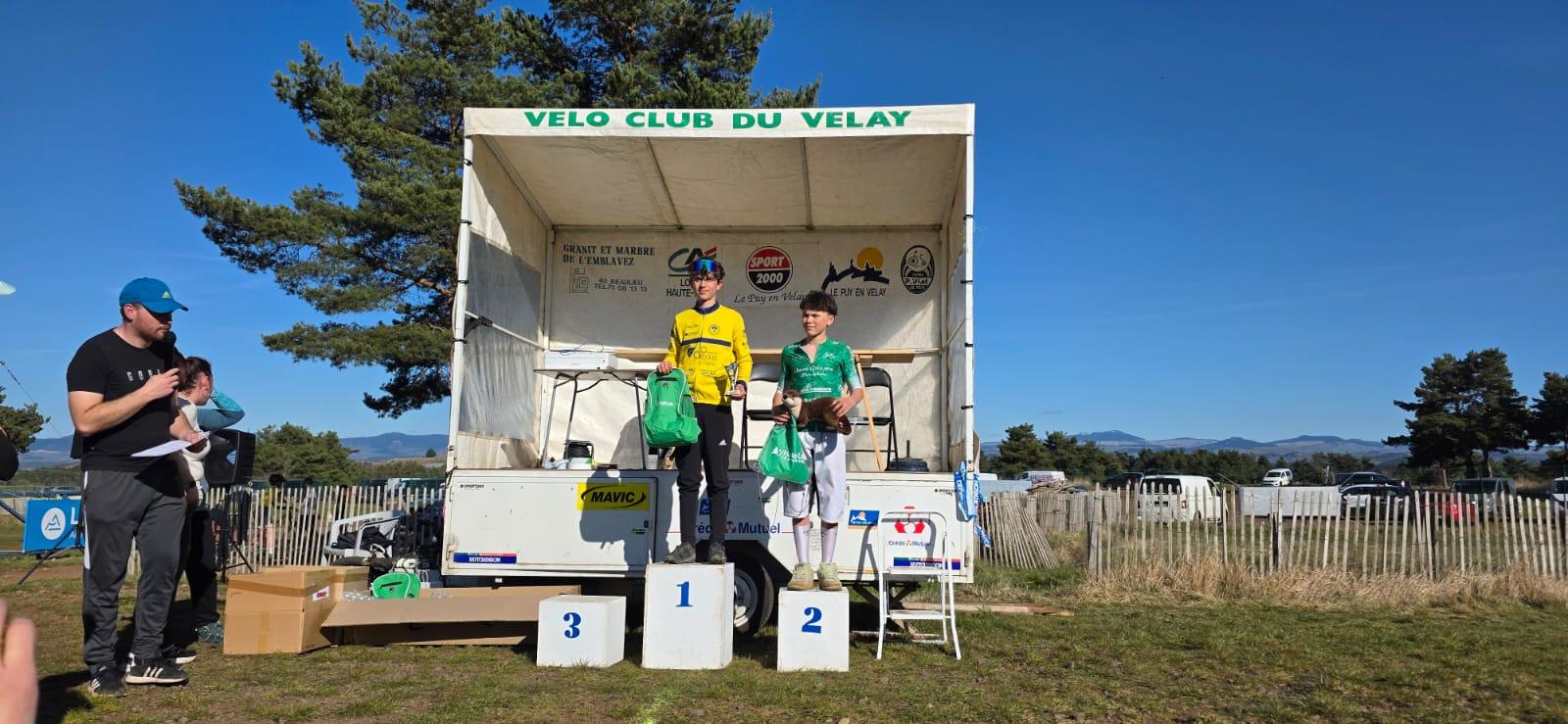 Le Vélo Club du Velay brille sur tous les tableaux au TDJV d'Eycenac