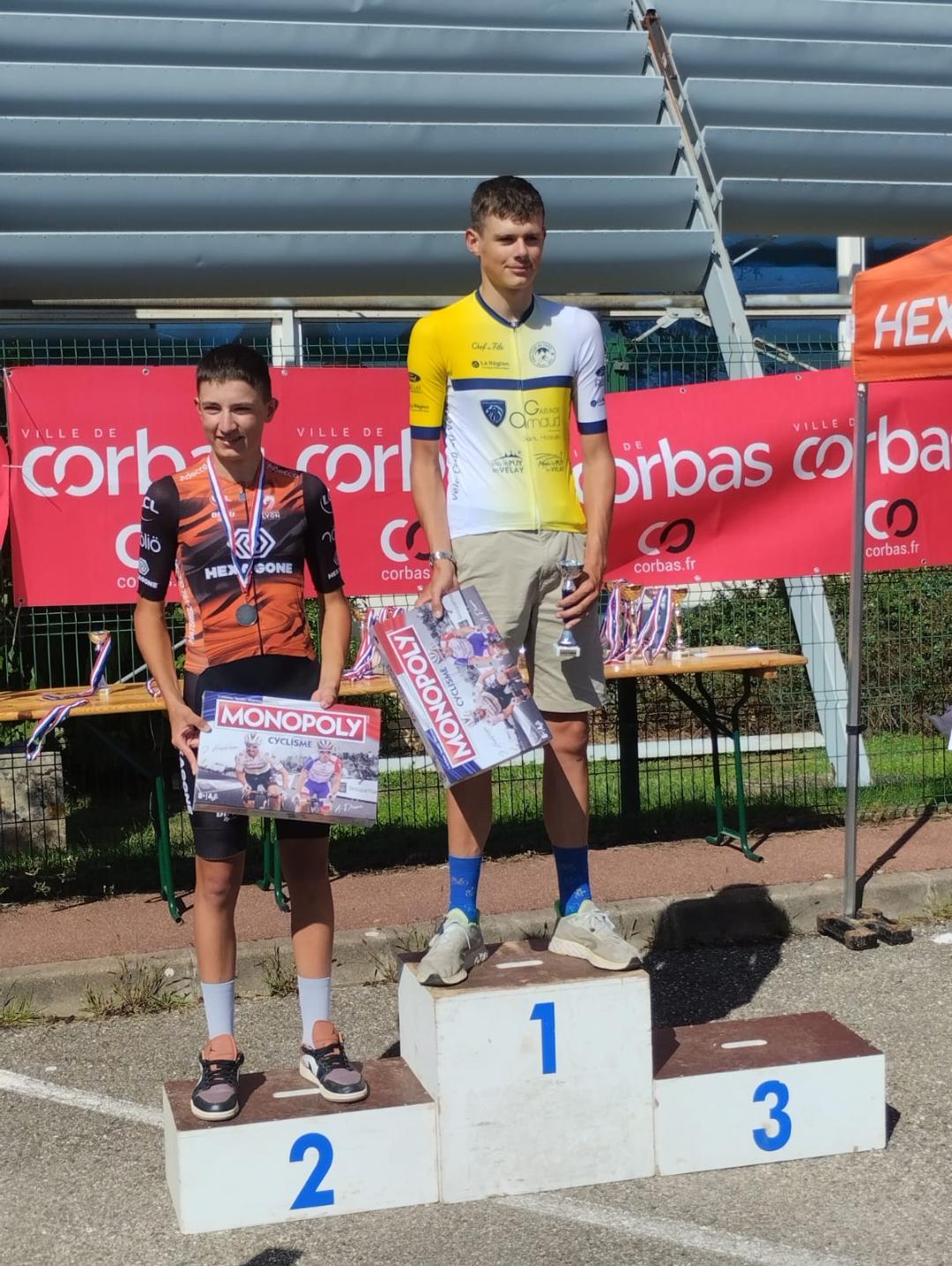 Jules vainqueur en U17