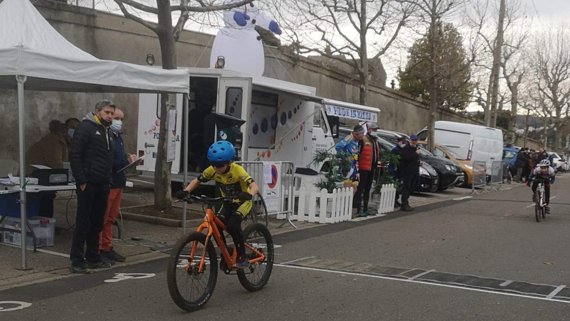 L'arrivée de Elio pour la 3ème place