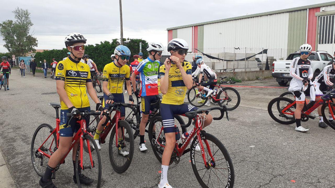 Les 4 cadets à la Roche de Glun