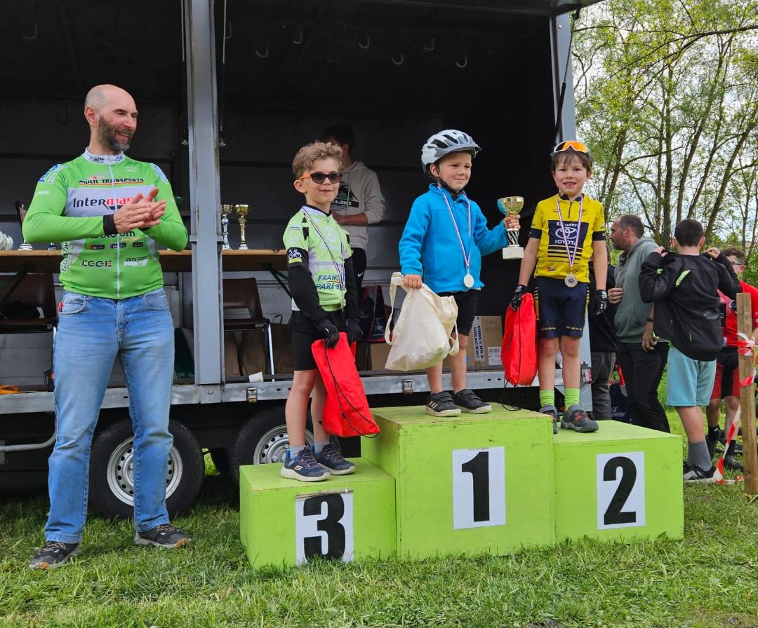 Marin sur le podium