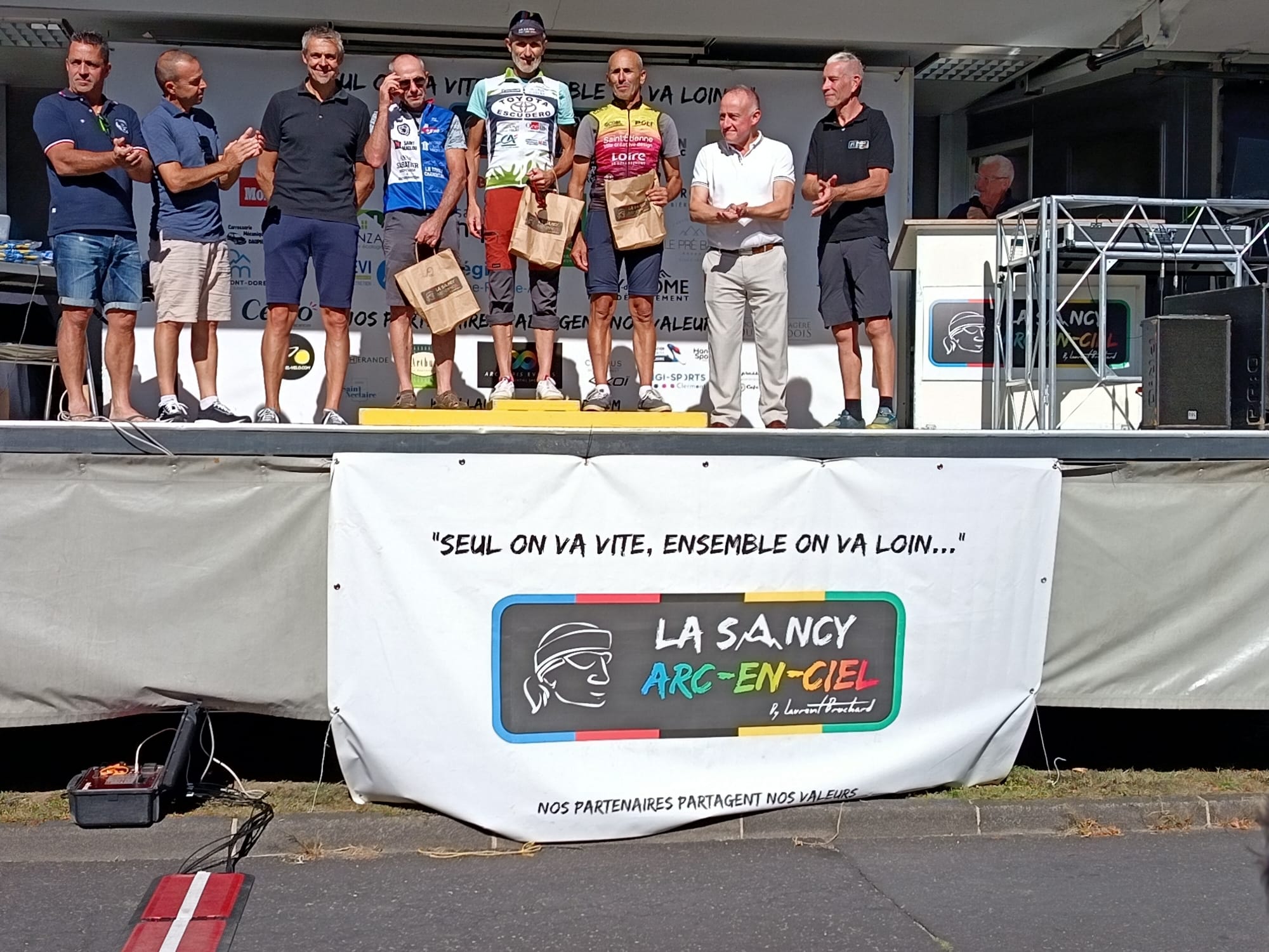 Raoul sur le podium