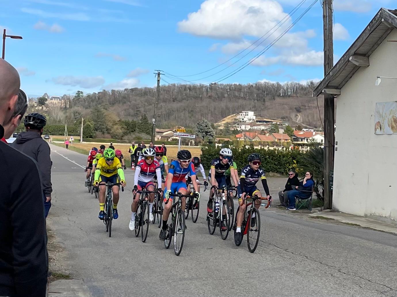 Peloton tête minimes