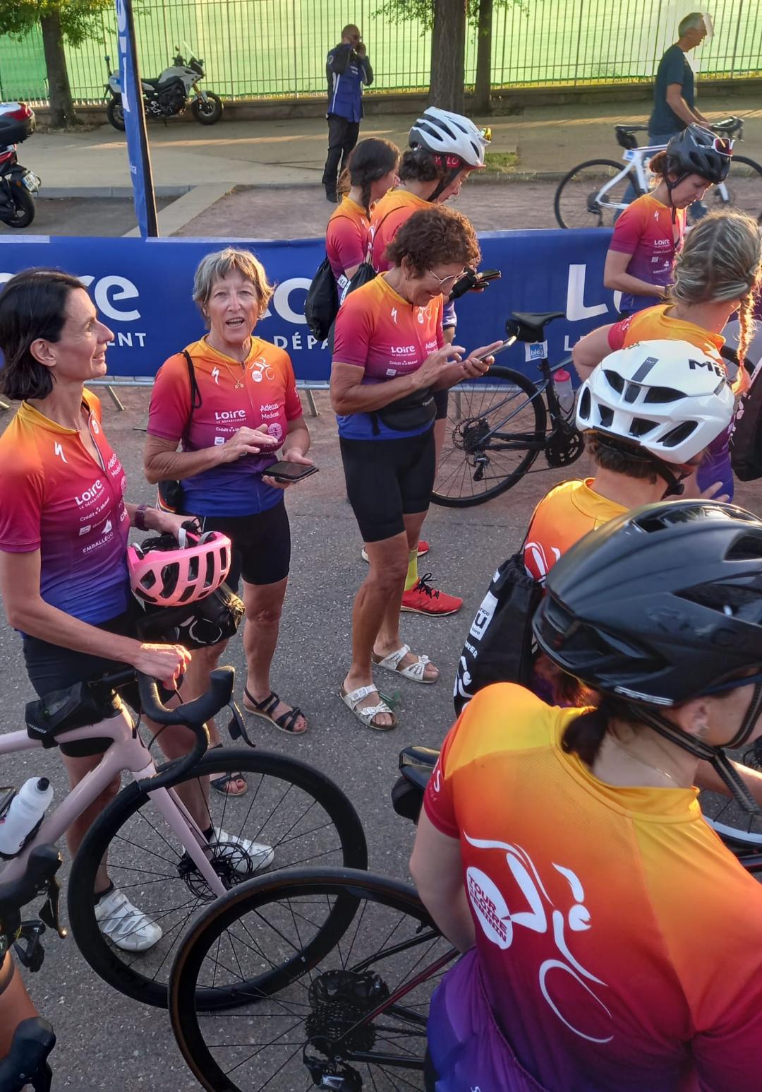 Pierrette en piste pour les 150 km!