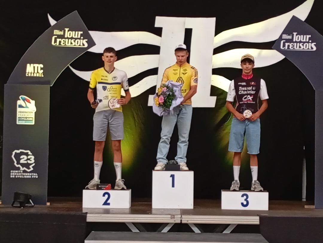 Podium 2025 mini-tour creusois