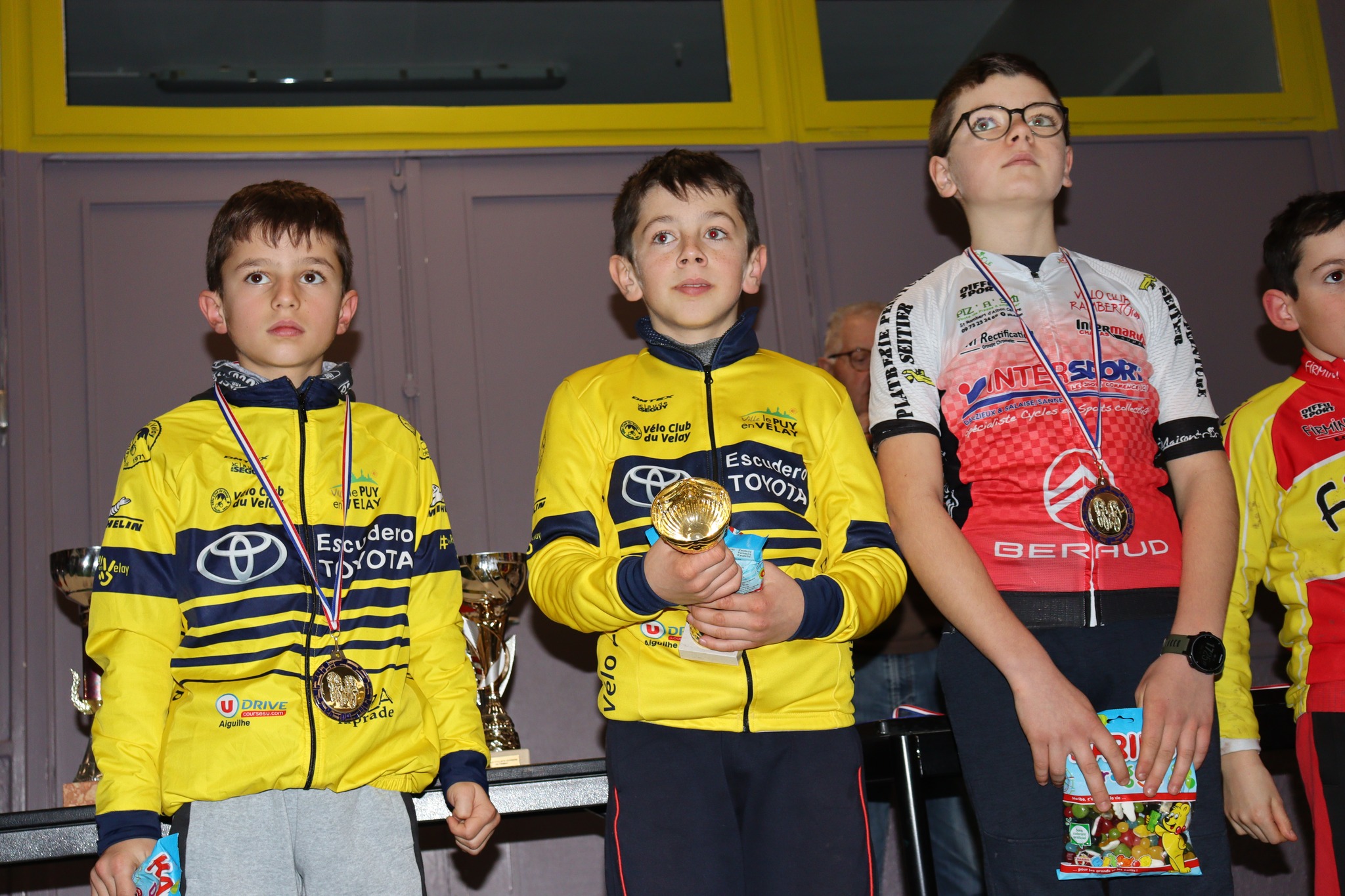 Cyclisme : les petits jaunes du Vélo club du Velay font carton plein