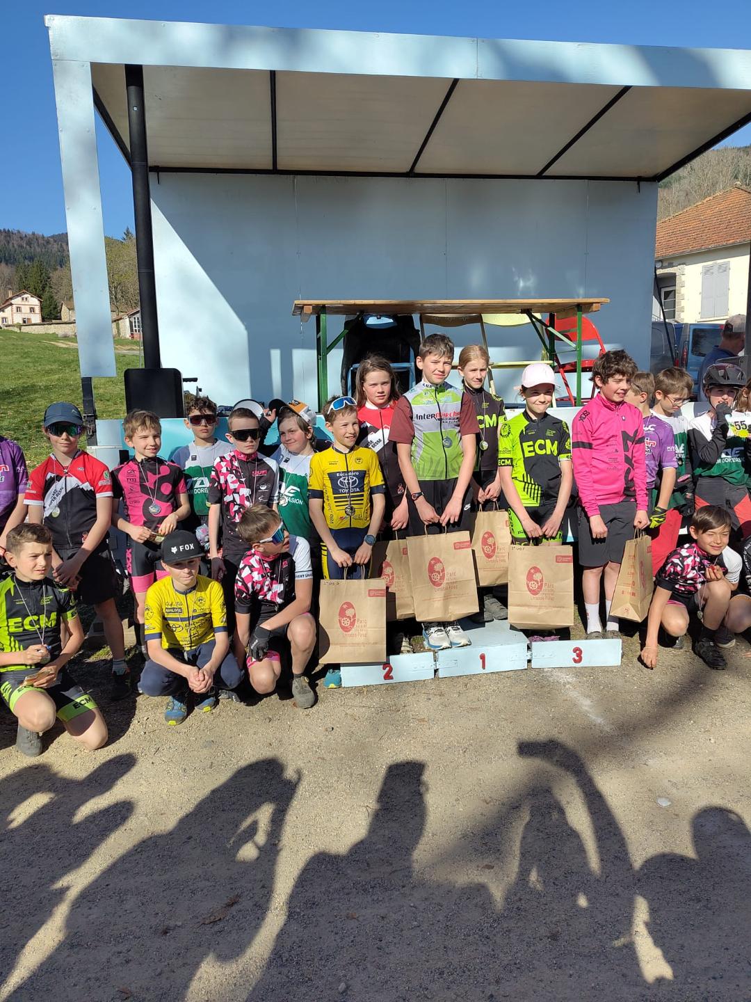 Podium U13 Ambert