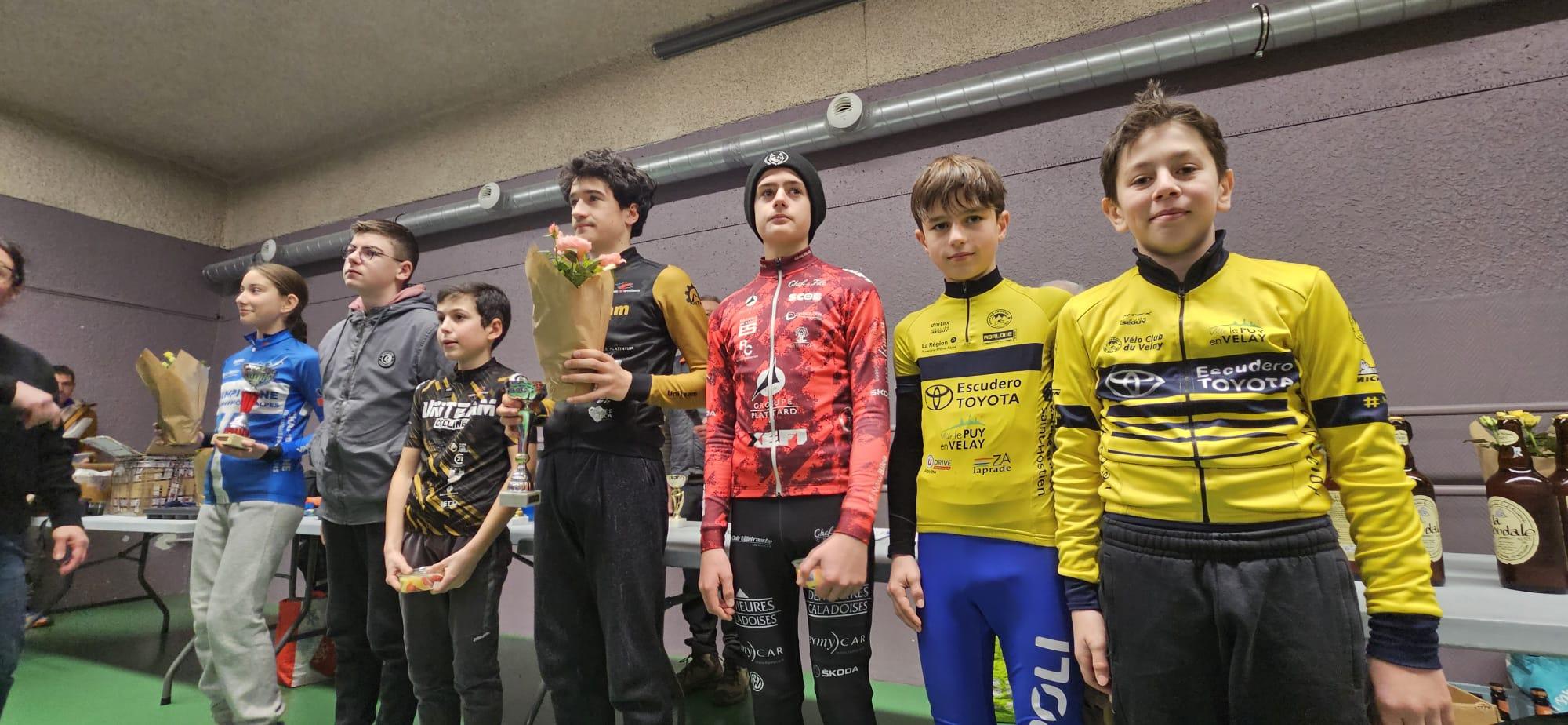 Podium U15, Elio et Lysandre