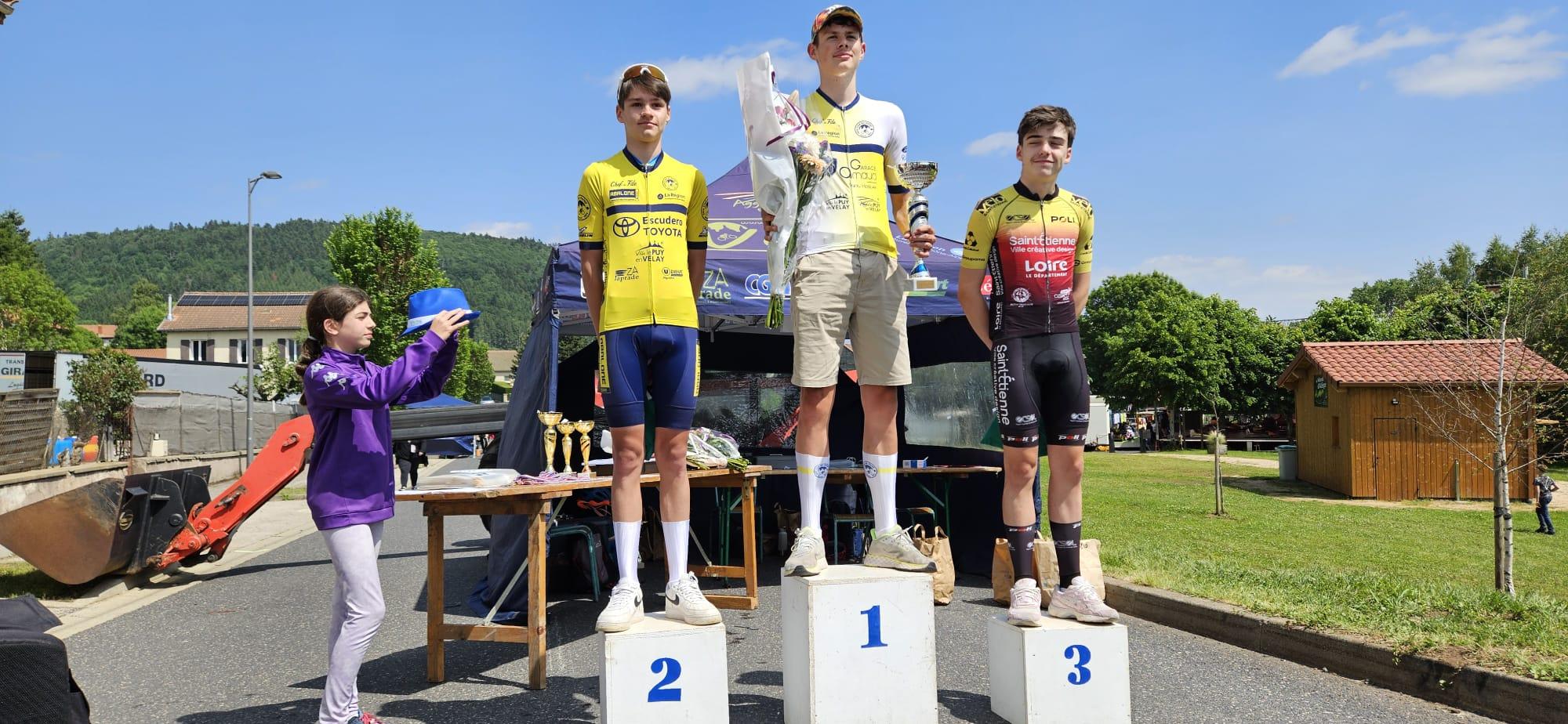 Podium U17, Jules 1, Yanis 2