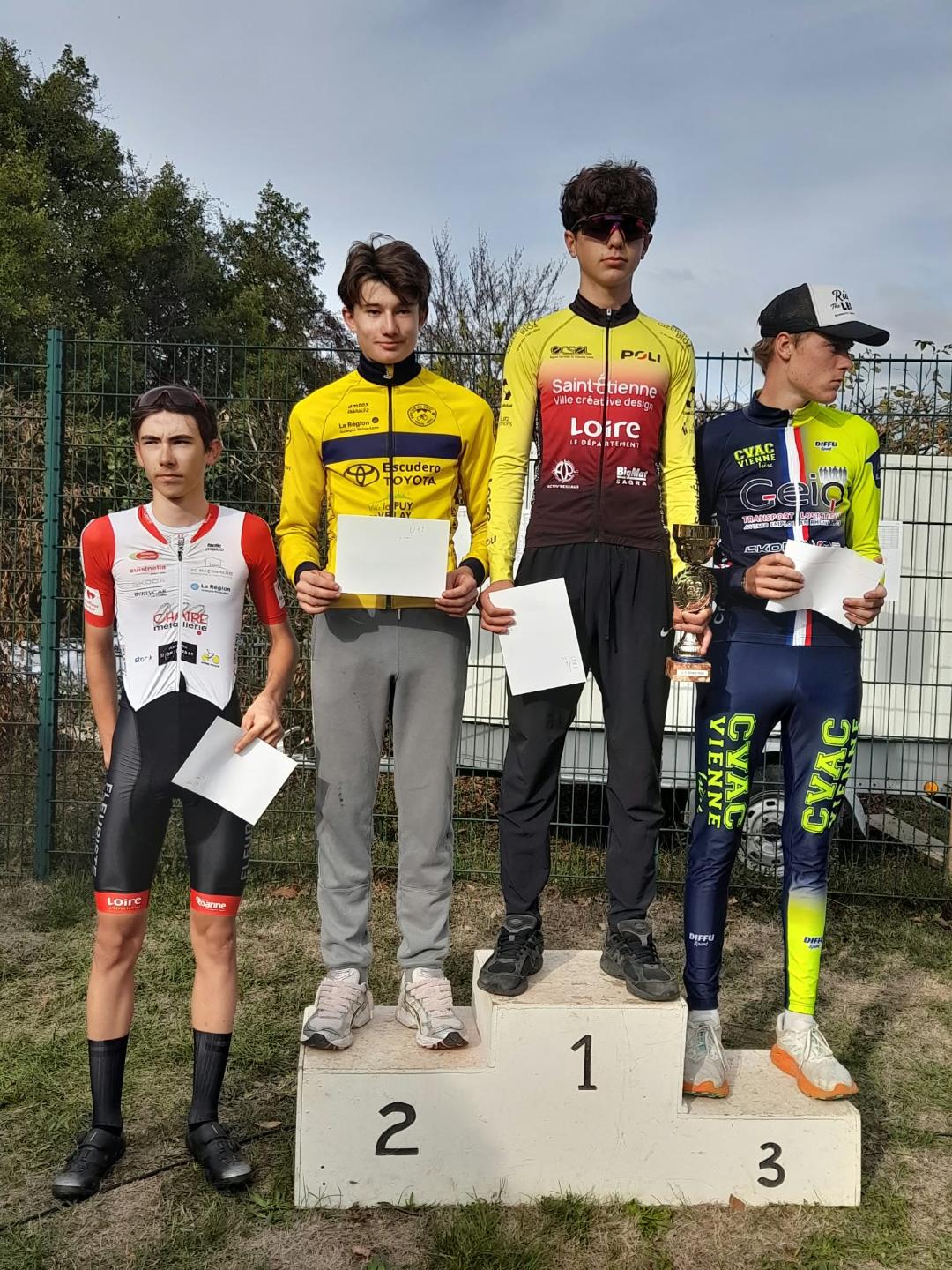 Podium Antoine U19
