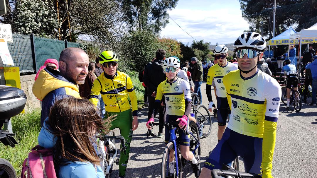 Une partie de l'équipe