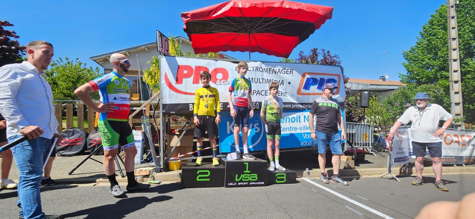 Valentino Lombardo champion U15, Elio Arnaud 2e