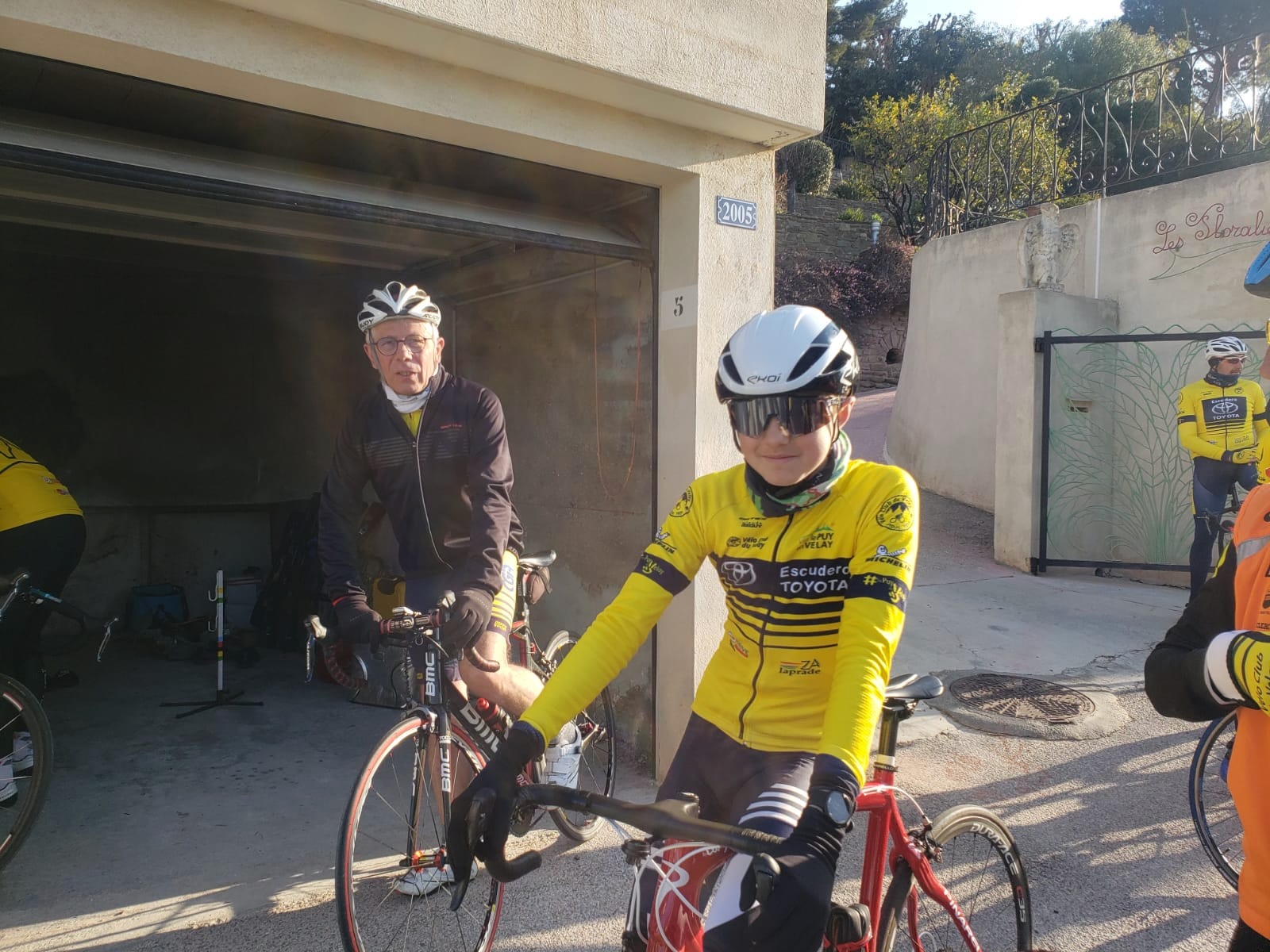 Le Vélo Club du Velay en stage sur la côte d'Azur