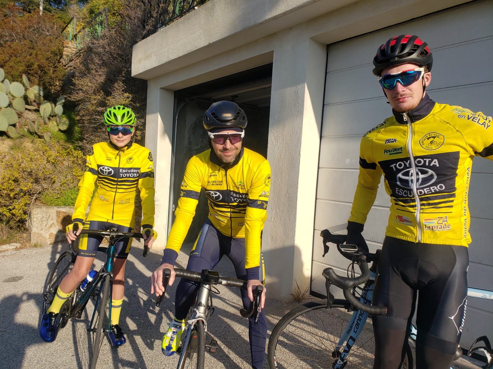 Le Vélo Club du Velay en stage sur la côte d'Azur