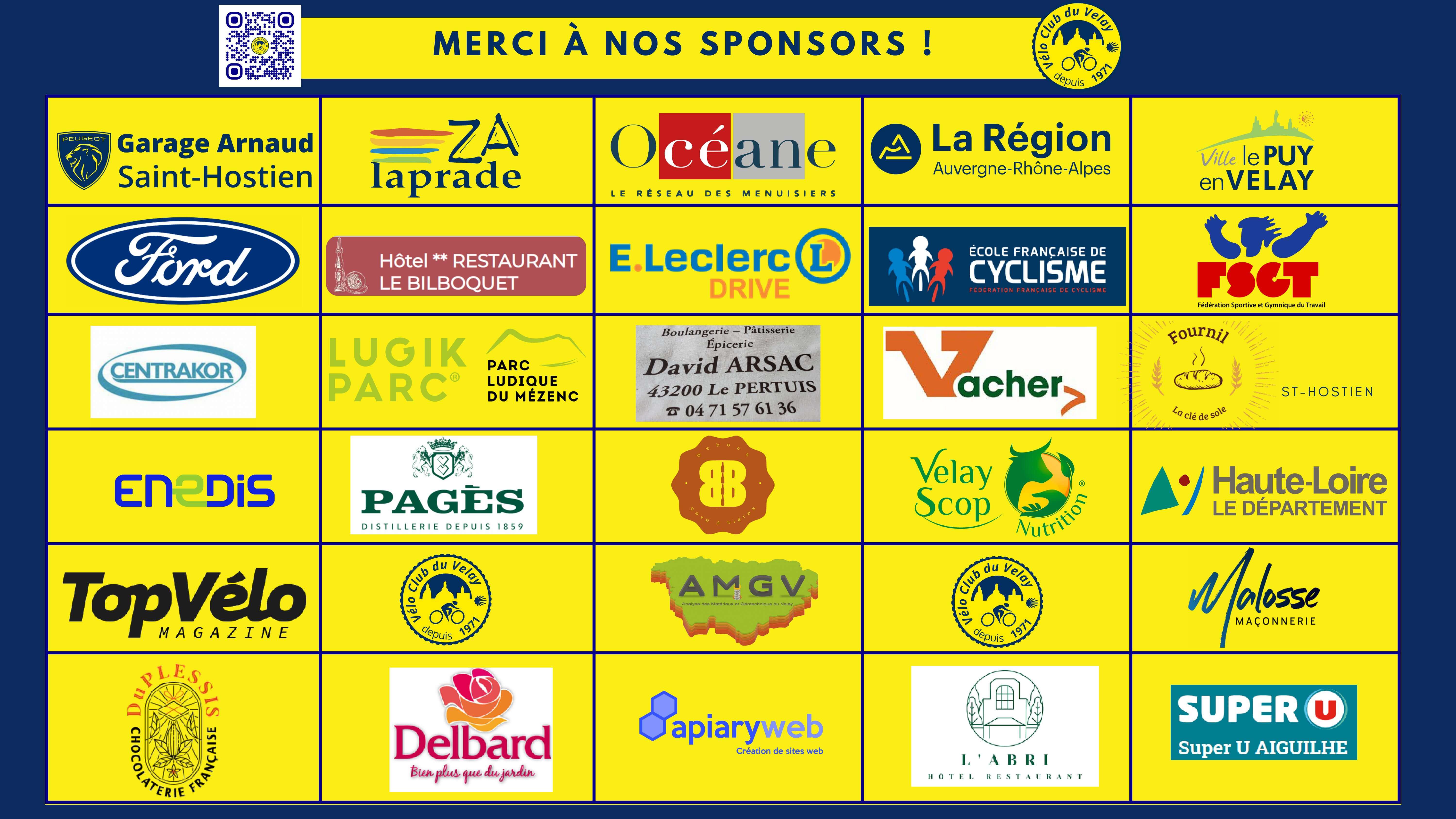 Nos sponsors